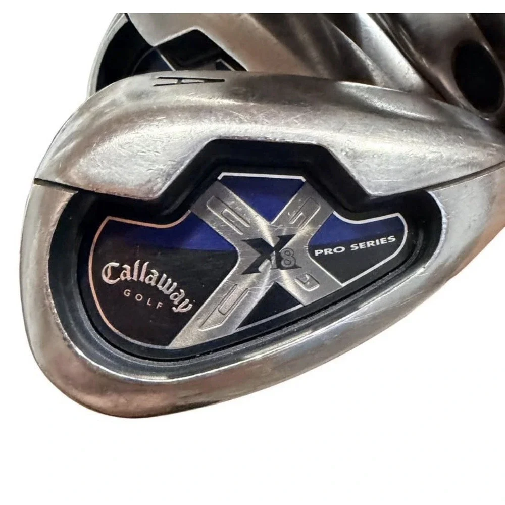 Callaway X-18 Pro Series Iron Set 4-pw Rifle Flighted RH Steel Shaft